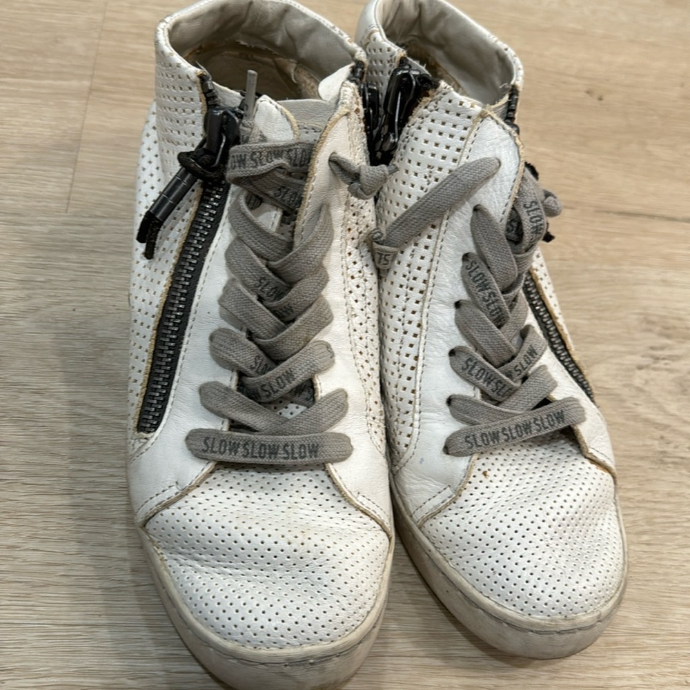 Dolce vita perforated mid tops